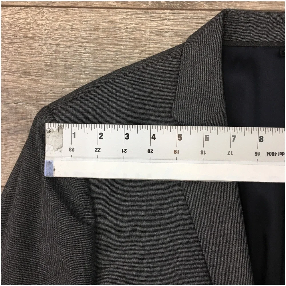 J CREW LUDLOW Mens Wool Blazer Sport Coat Casual Jacket Size 42L‎ Gray Suit